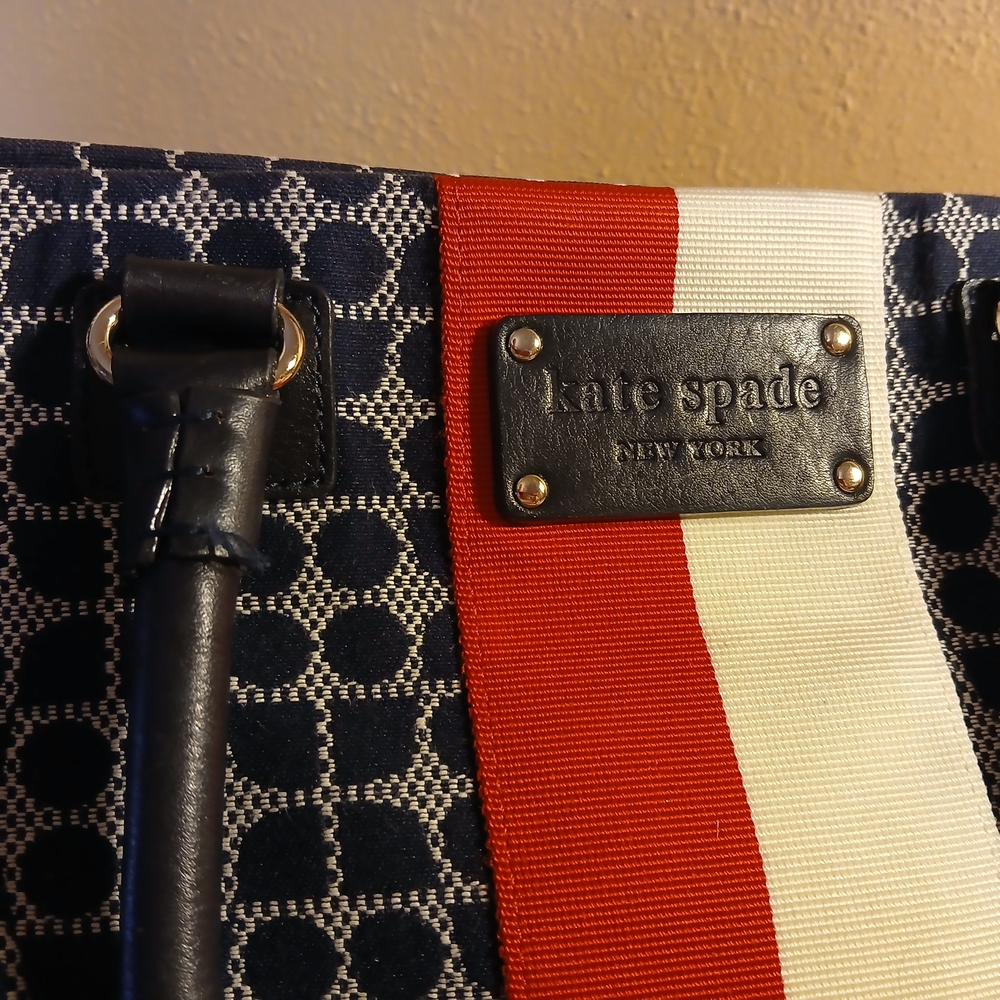 Kate Spade Black and Red Tote Bag - Picture 2 of 16